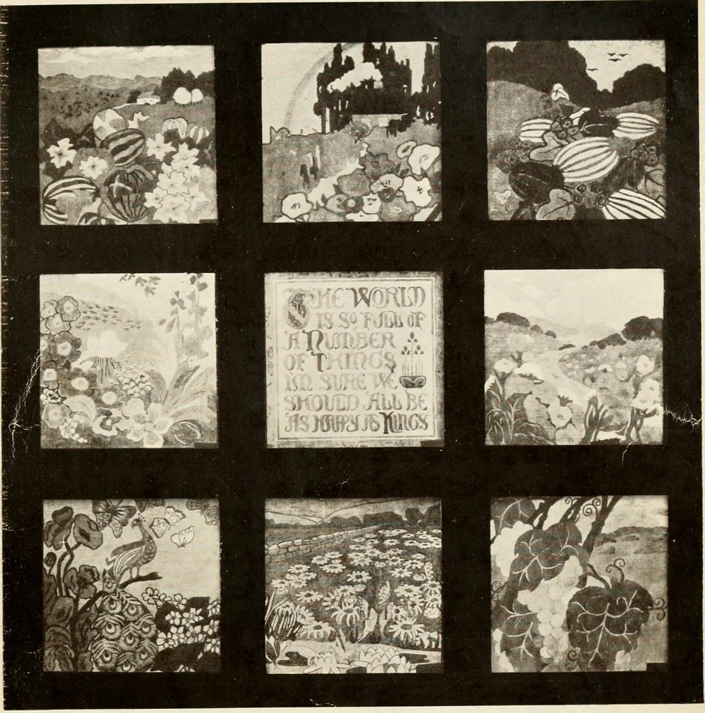 An illustration from Handicrafts in the home, 1910, leaf 169