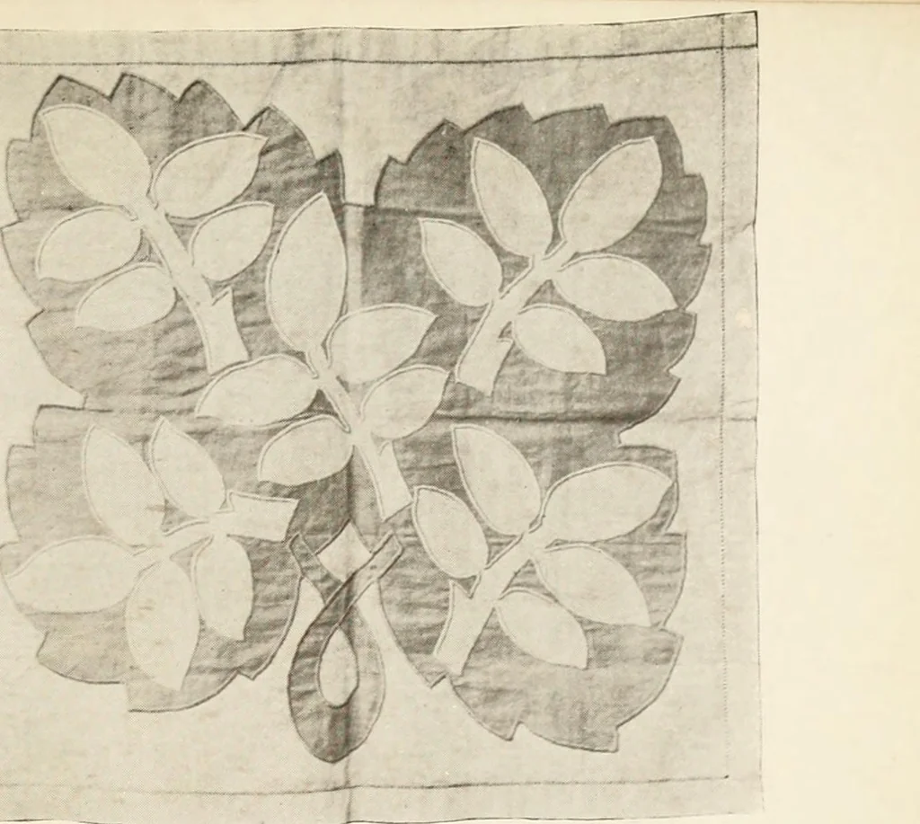 An illustration from Handicrafts in the home, 1910, leaf 315