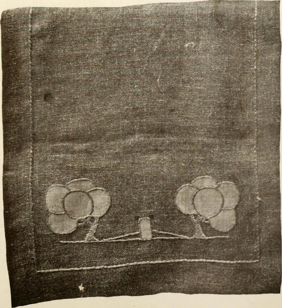 An illustration from Handicrafts in the home, 1910, leaf 315