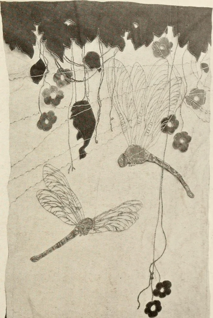An illustration from Handicrafts in the home, 1910, leaf 323