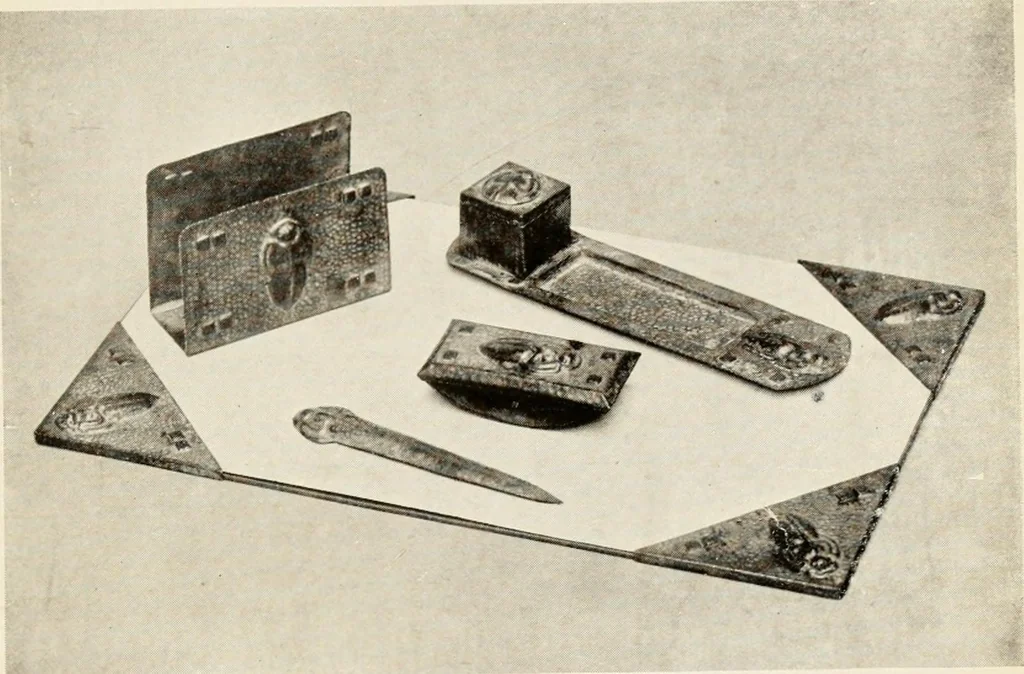 An illustration from Handicrafts in the home, 1910, leaf 45
