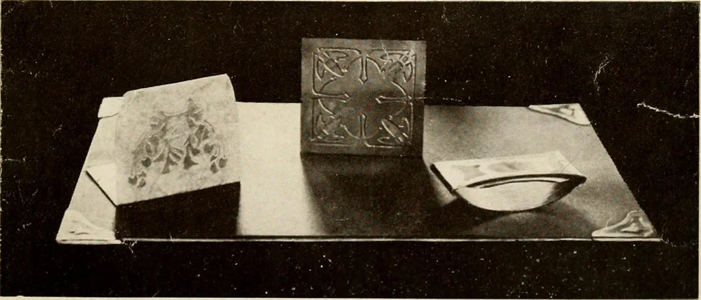 An illustration from Handicrafts in the home, 1910, leaf 53