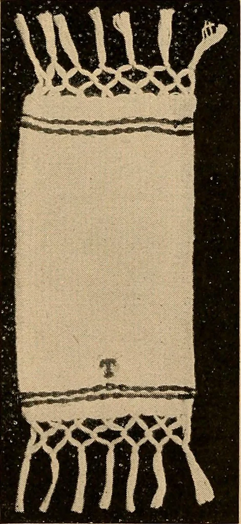 An illustration from Hand-loom weaving; a manual for school and home, 1902, leaf 108