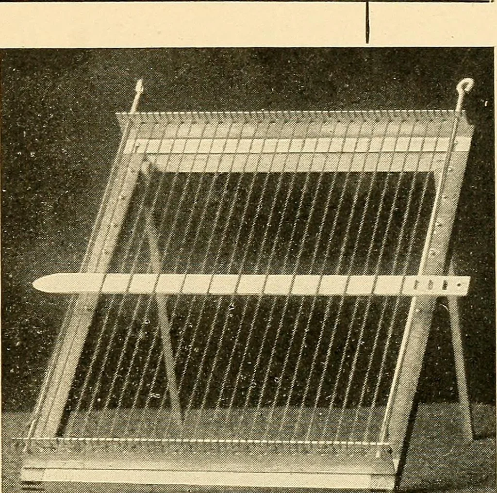 An illustration from Hand-loom weaving; a manual for school and home, 1902, leaf 19