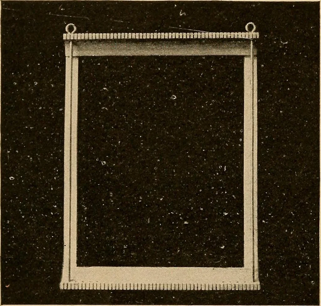 An illustration from Hand-loom weaving; a manual for school and home, 1902, leaf 20