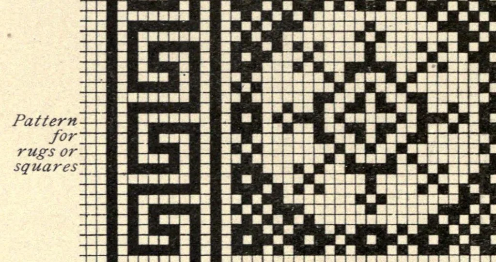 An illustration from Hand-loom weaving; a manual for school and home, 1902, leaf 124