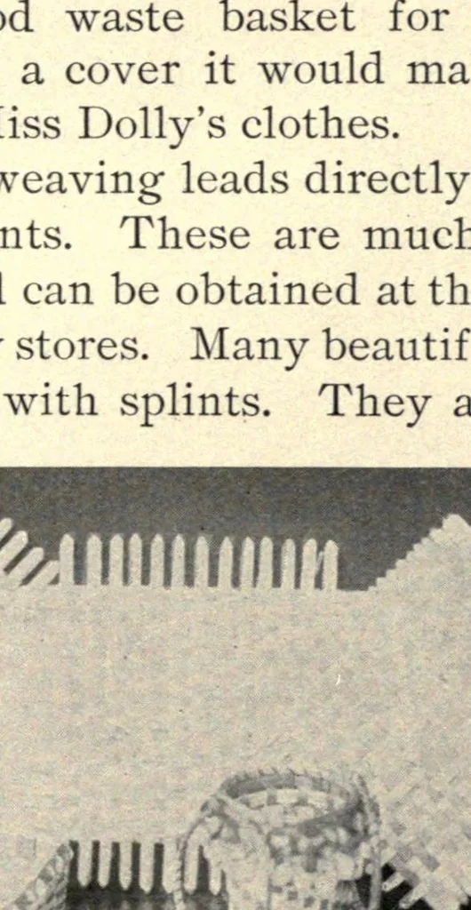 An illustration from Hand-loom weaving; a manual for school and home, 1902, leaf 43