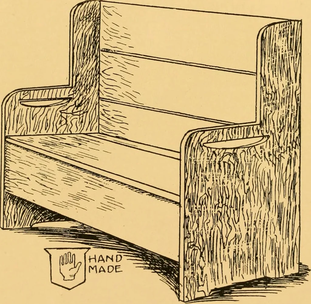 An illustration from Hand made furniture and how to make it .., 1910, leaf 42