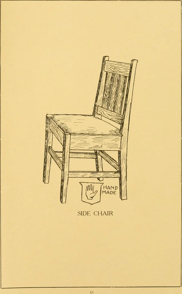 An illustration from Hand made furniture and how to make it .., 1910, leaf 51