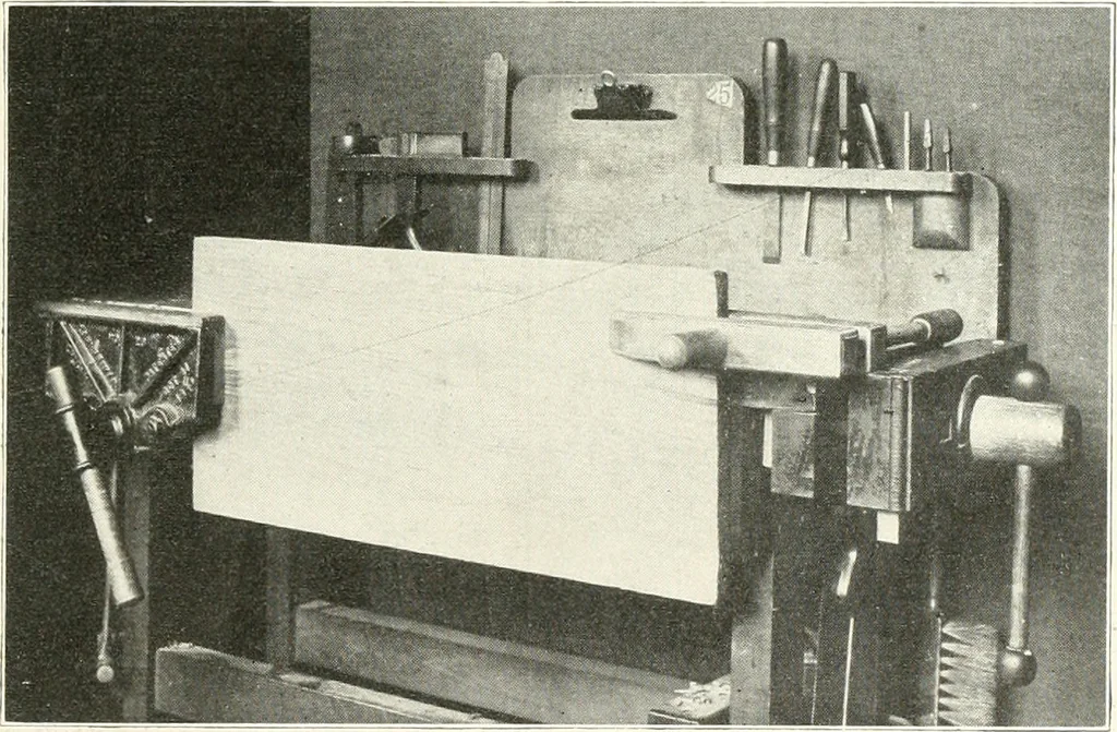An illustration from Handwork in wood, 1910, leaf 106