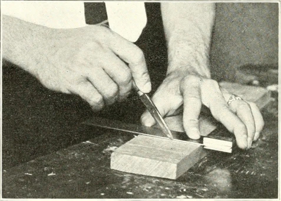 An illustration from Handwork in wood, 1910, leaf 119