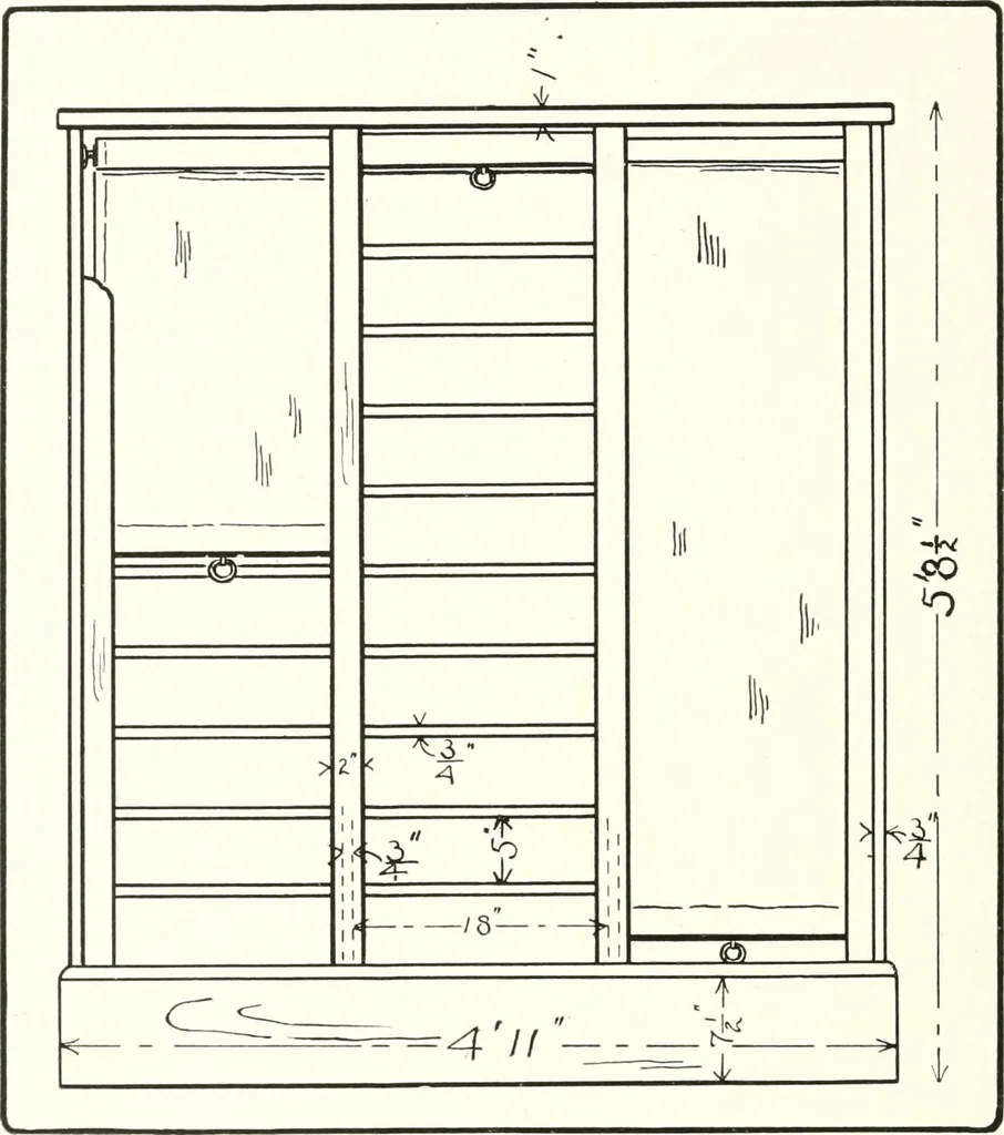 An illustration from Handwork in wood, 1910, leaf 153