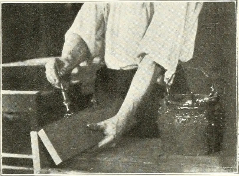 An illustration from Handwork in wood, 1910, leaf 180