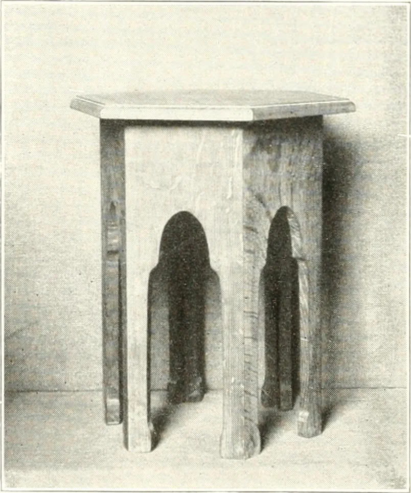 An illustration from Handwork in wood, 1910, leaf 195