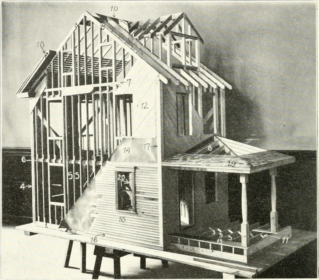 An illustration from Handwork in wood, 1910, leaf 207