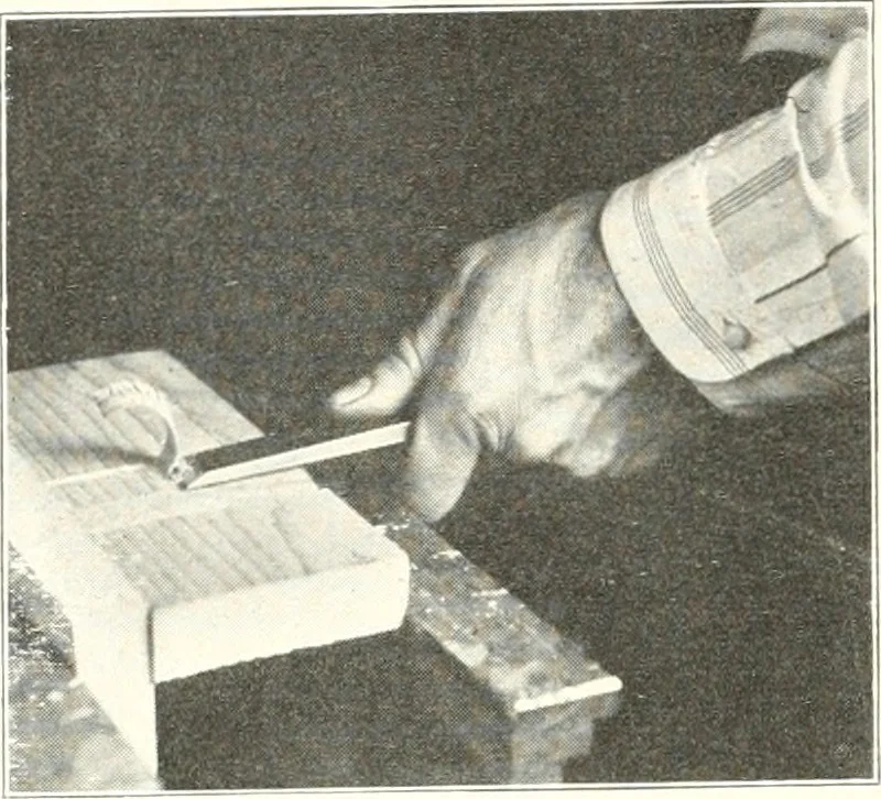 An illustration from Handwork in wood, 1910, leaf 63