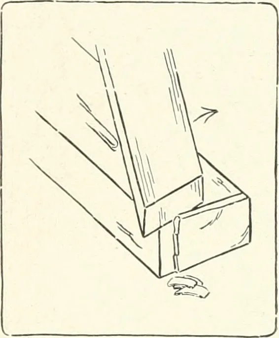 An illustration from Handwork in wood, 1910, leaf 64