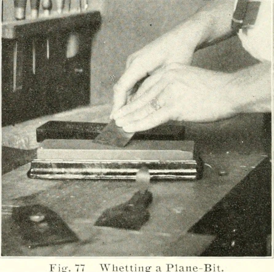 An illustration from Handwork in wood, 1910, leaf 65