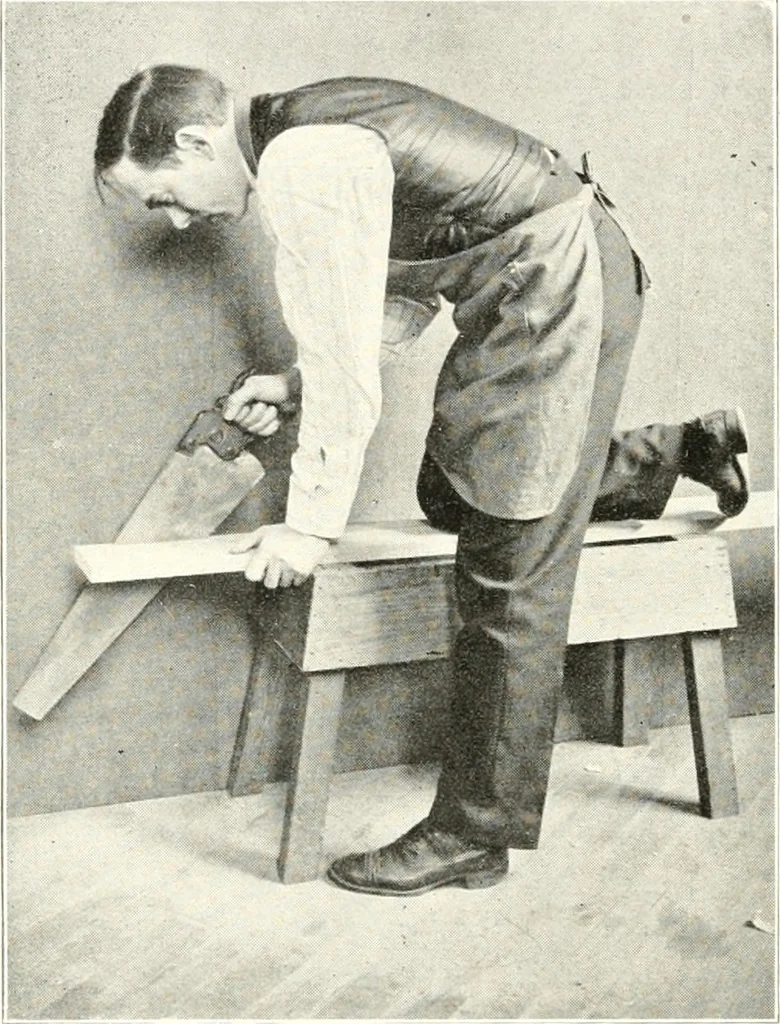 An illustration from Handwork in wood, 1910, leaf 71