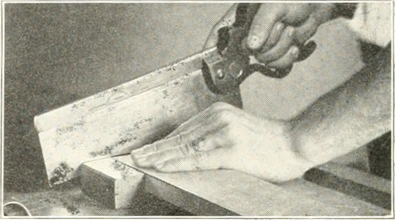 An illustration from Handwork in wood, 1910, leaf 73