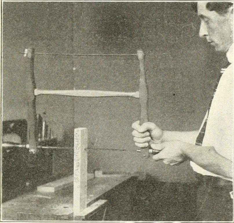 An illustration from Handwork in wood, 1910, leaf 74