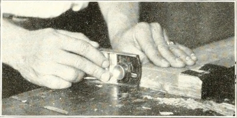 An illustration from Handwork in wood, 1910, leaf 85