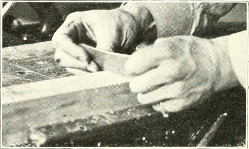 An illustration from Handwork in wood, 1910, leaf 99