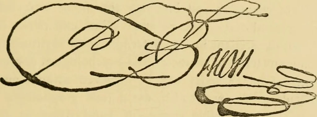 An illustration from Handwriting and expression, 1892, leaf 169