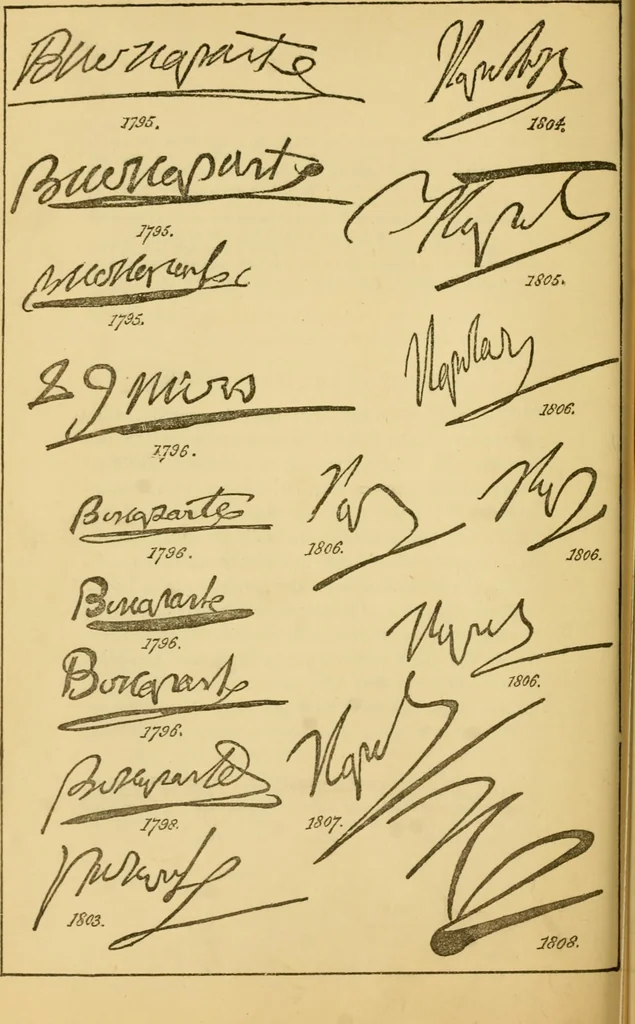 An illustration from Handwriting and expression, 1892, leaf 22