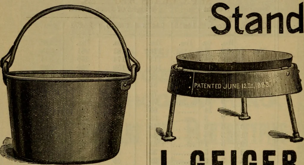 An illustration from Handy notes and queries. A manual of useful information of especial importance to dealers in hardware, stoves and tinware, machinists', gas-fitters' and plumbers' materials, as well as the various workers in useful metals .., 1889, leaf 105