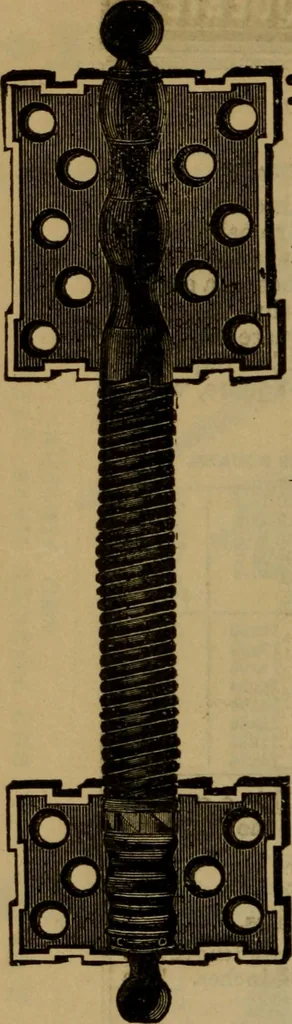 An illustration from Handy notes and queries. A manual of useful information of especial importance to dealers in hardware, stoves and tinware, machinists', gas-fitters' and plumbers' materials, as well as the various workers in useful metals .., 1889, leaf 137
