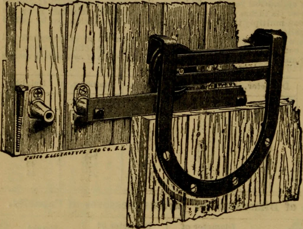 An illustration from Handy notes and queries. A manual of useful information of especial importance to dealers in hardware, stoves and tinware, machinists', gas-fitters' and plumbers' materials, as well as the various workers in useful metals .., 1889, leaf 145