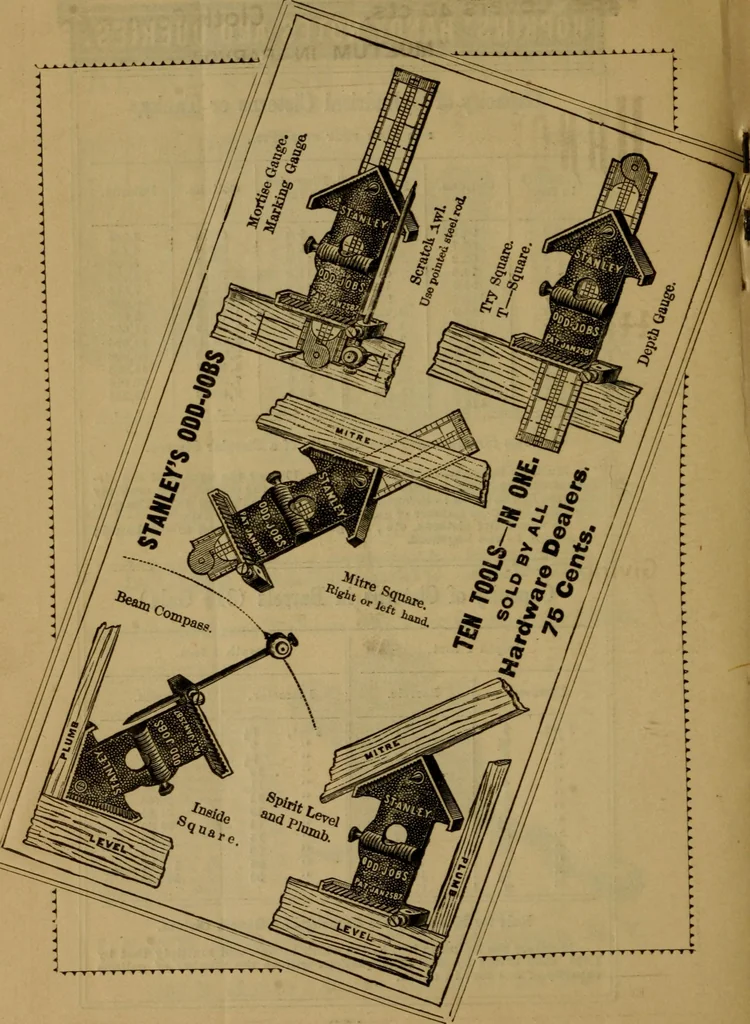 An illustration from Handy notes and queries. A manual of useful information of especial importance to dealers in hardware, stoves and tinware, machinists', gas-fitters' and plumbers' materials, as well as the various workers in useful metals .., 1889, leaf 147