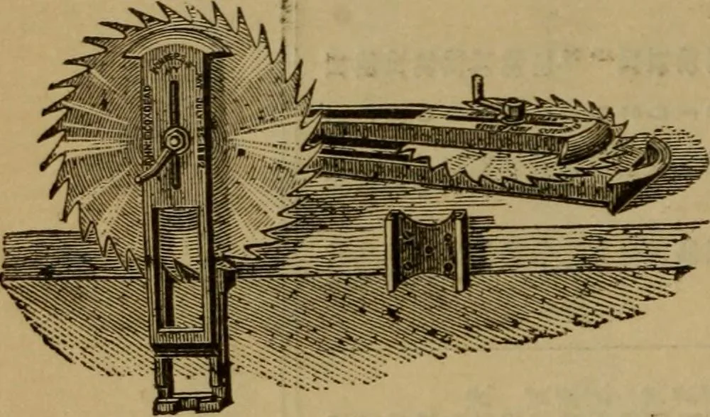 An illustration from Handy notes and queries. A manual of useful information of especial importance to dealers in hardware, stoves and tinware, machinists', gas-fitters' and plumbers' materials, as well as the various workers in useful metals .., 1889, leaf 43