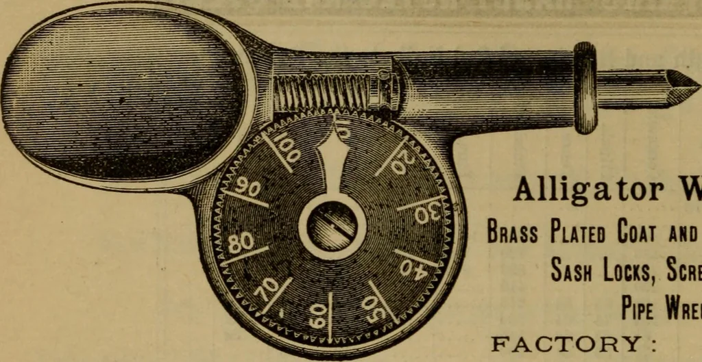 An illustration from Handy notes and queries. A manual of useful information of especial importance to dealers in hardware, stoves and tinware, machinists', gas-fitters' and plumbers' materials, as well as the various workers in useful metals .., 1889, leaf 51