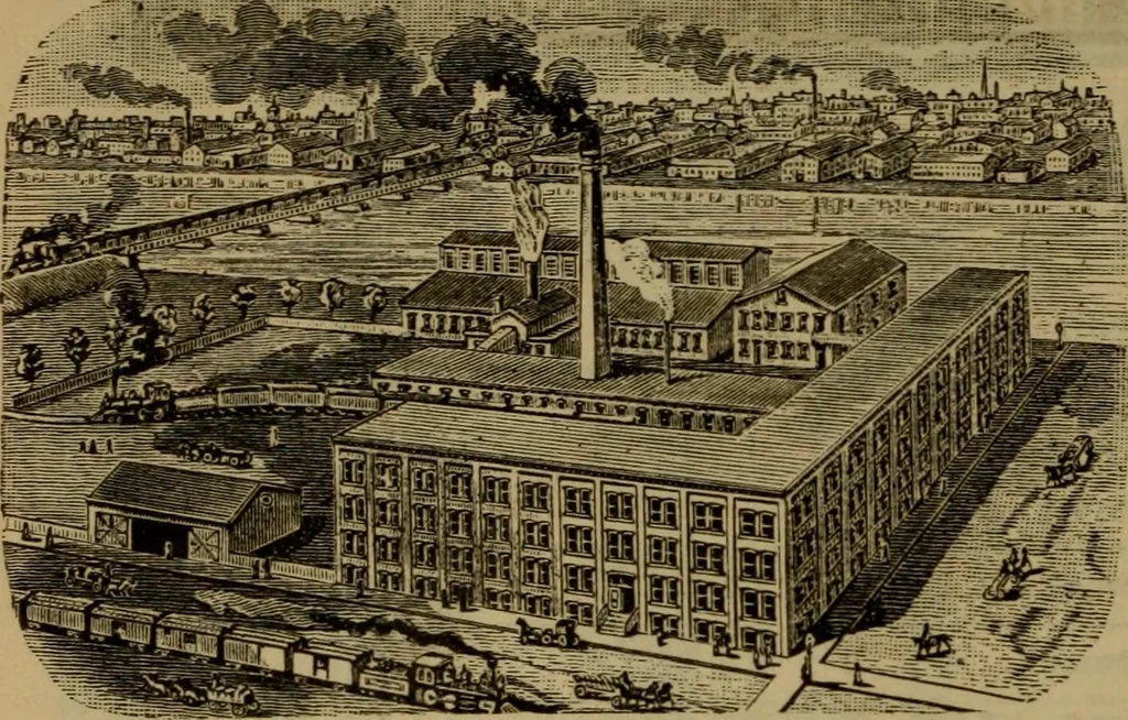 An illustration from Handy notes and queries. A manual of useful information of especial importance to dealers in hardware, stoves and tinware, machinists', gas-fitters' and plumbers' materials, as well as the various workers in useful metals .., 1889, leaf 87