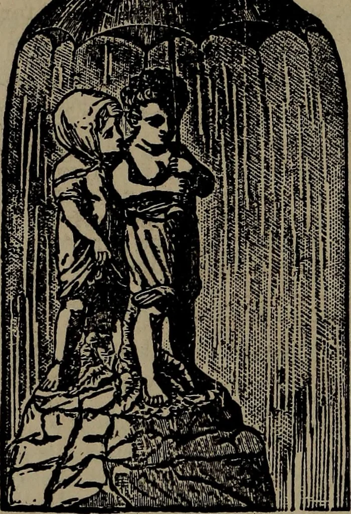 An illustration from ... Handy notes and queries, 1887, leaf 137