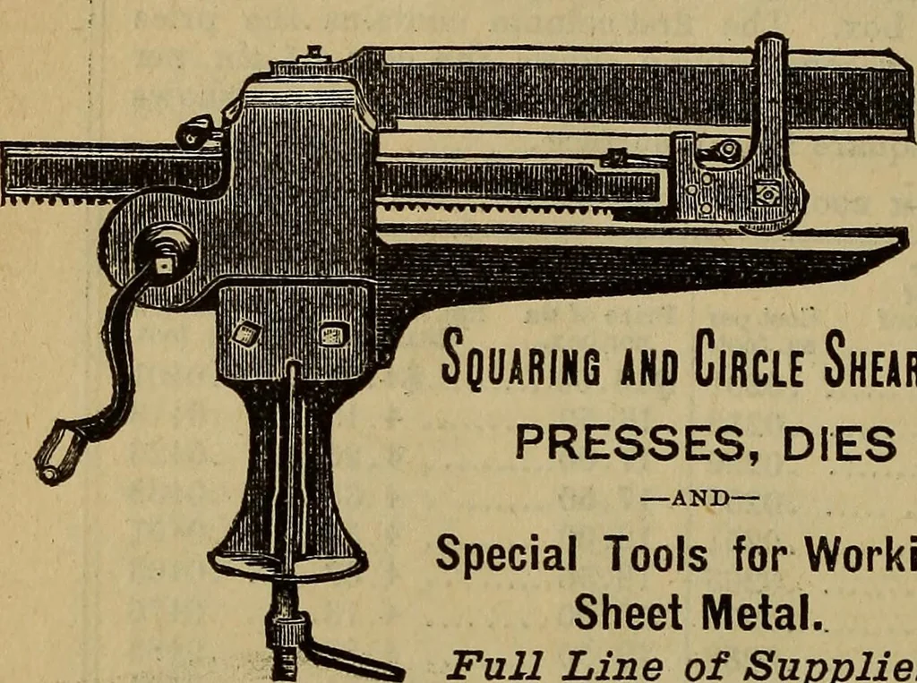 An illustration from Handy notes and queries. A manual of useful information, of especial importance to dealers in hardware, stoves and tinware, machinists', gas-fitters' and plumbers' materials, as well as the various workers in useful metals .., 1888, leaf 111
