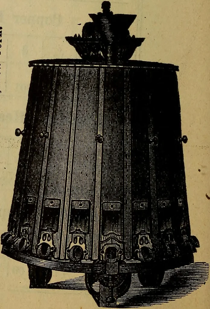 An illustration from Handy notes and queries. A manual of useful information, of especial importance to dealers in hardware, stoves and tinware, machinists', gas-fitters' and plumbers' materials, as well as the various workers in useful metals .., 1888, leaf 117