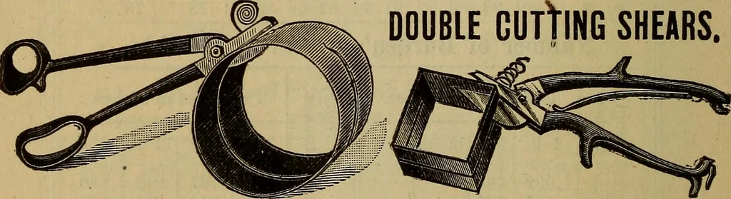 An illustration from Handy notes and queries. A manual of useful information, of especial importance to dealers in hardware, stoves and tinware, machinists', gas-fitters' and plumbers' materials, as well as the various workers in useful metals .., 1888, leaf 135