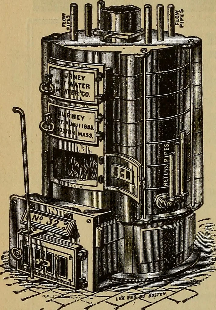 An illustration from Handy notes and queries. A manual of useful information, of especial importance to dealers in hardware, stoves and tinware, machinists', gas-fitters' and plumbers' materials, as well as the various workers in useful metals .., 1888, leaf 35
