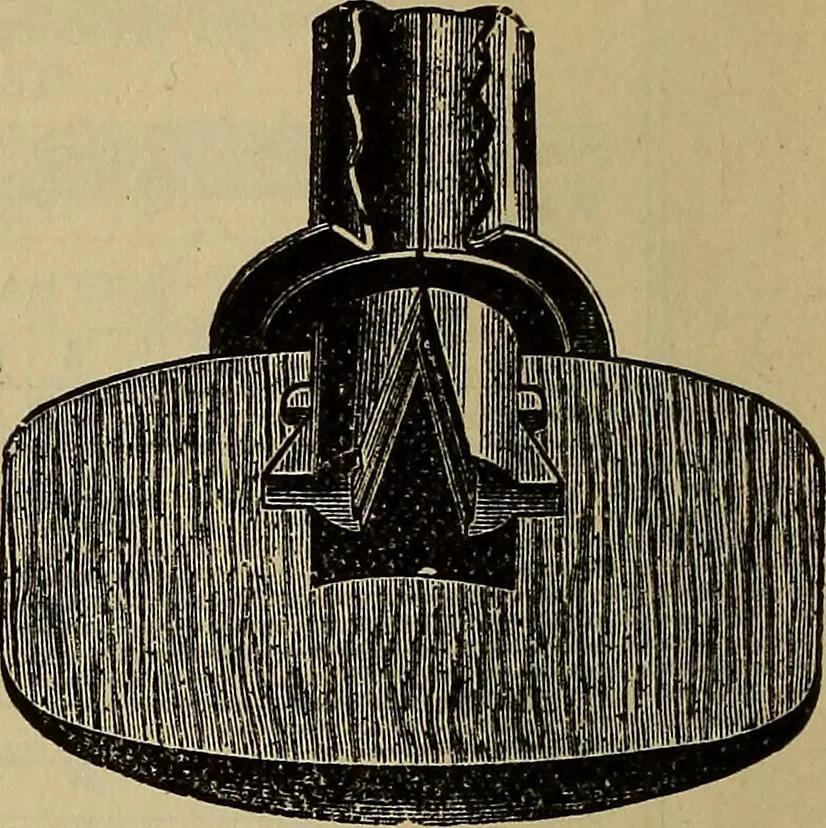 An illustration from Handy notes and queries. A manual of useful information, of especial importance to dealers in hardware, stoves and tinware, machinists', gas-fitters' and plumbers' materials, as well as the various workers in useful metals .., 1888, leaf 79