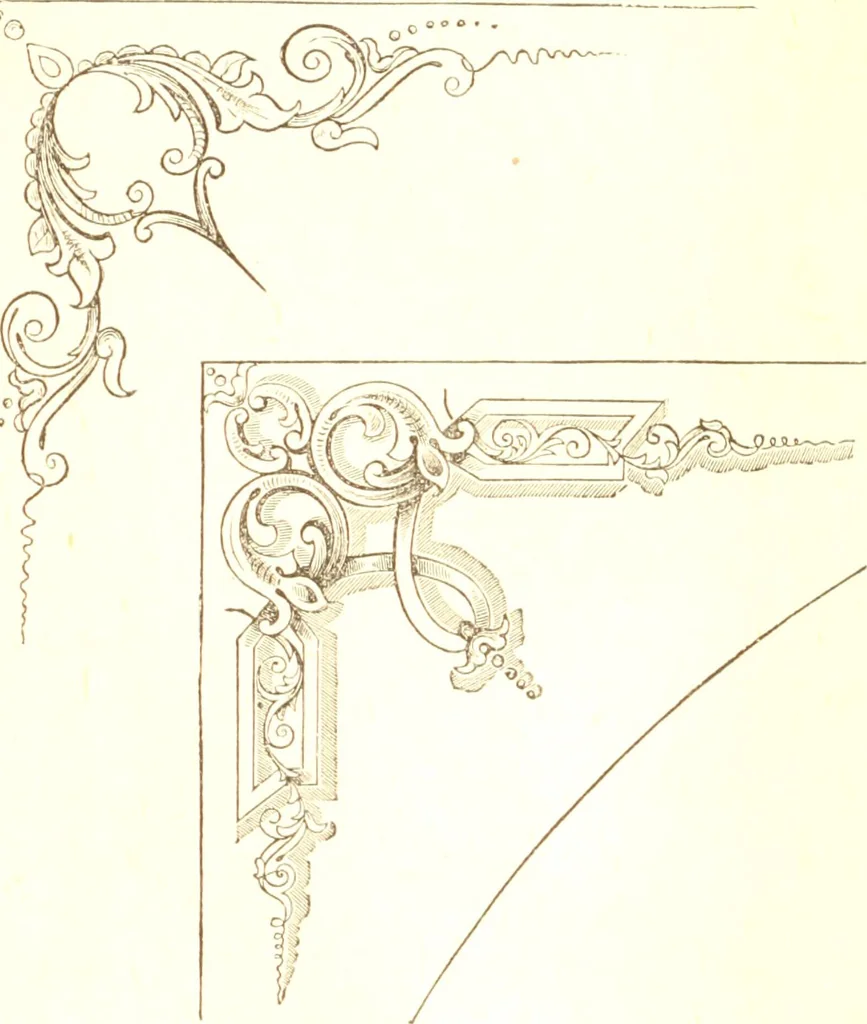An illustration from Haney's manual of sign, carriage, and decorative painting .., 1870, leaf 73