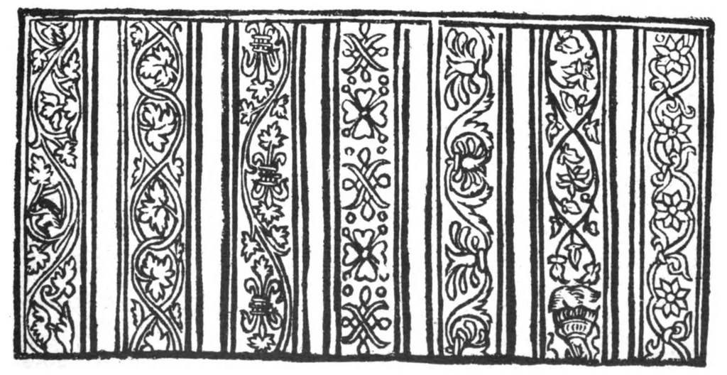 An illustration from Hans Hofer's Formbüchlein, 1913, leaf 76
