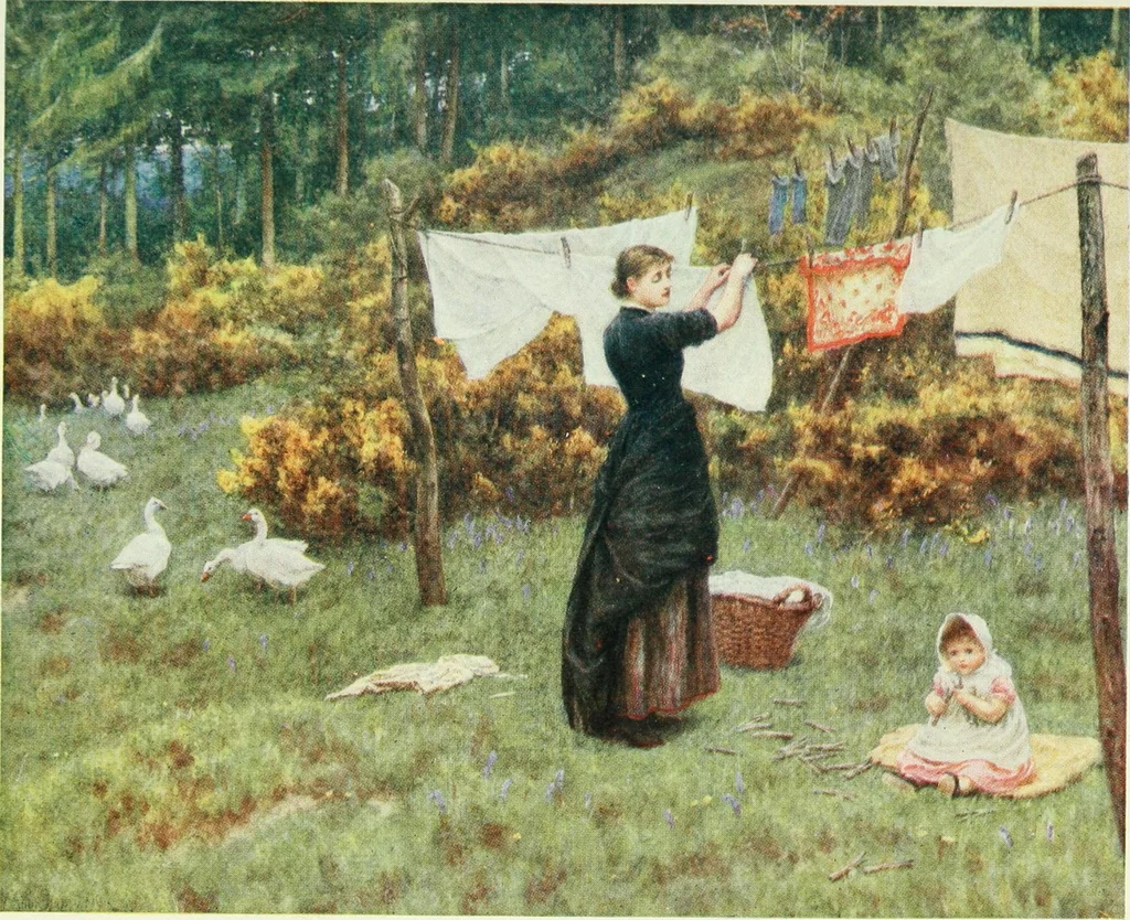 An illustration from Happy England as painted by Helen Allingham, R.W.S, 1903, leaf 114