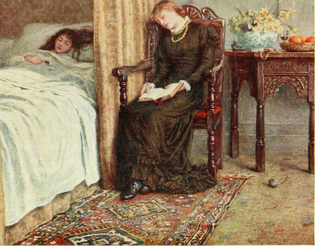 An illustration from Happy England as painted by Helen Allingham, R.W.S, 1903, leaf 120