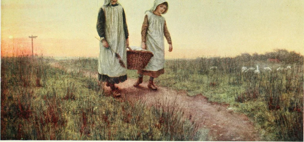 An illustration from Happy England as painted by Helen Allingham, R.W.S, 1903, leaf 130