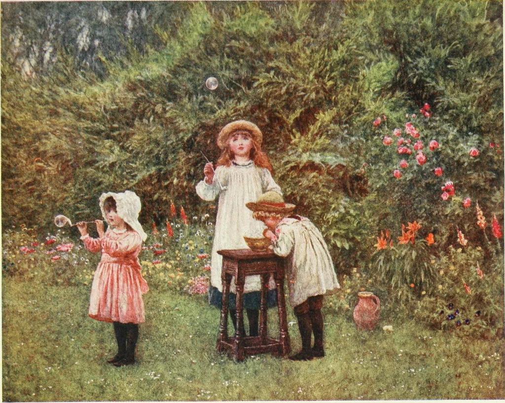 An illustration from Happy England as painted by Helen Allingham, R.W.S, 1903, leaf 212