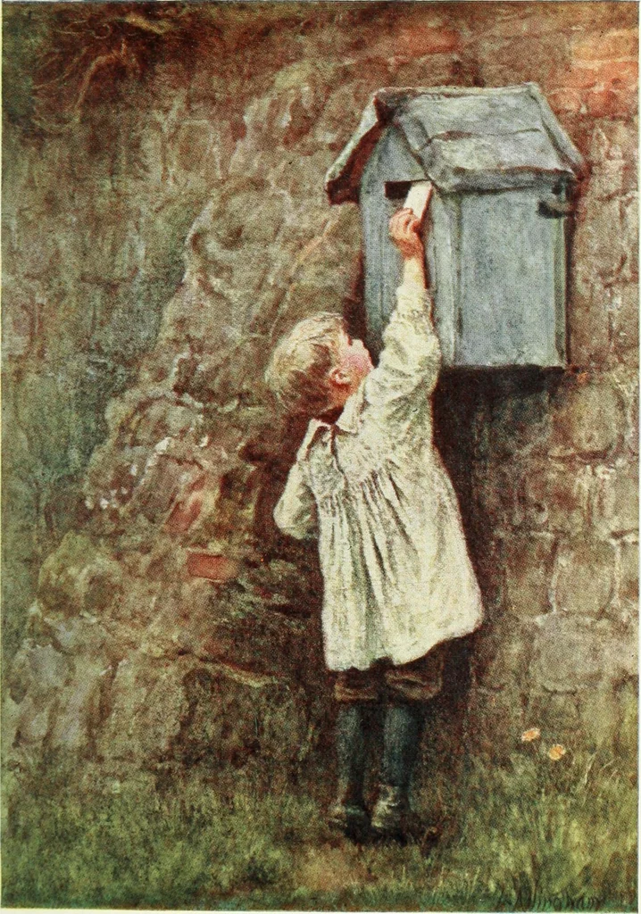 An illustration from Happy England as painted by Helen Allingham, R.W.S, 1903, leaf 226
