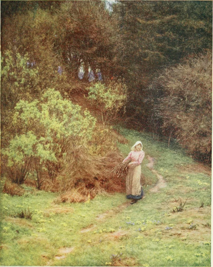 An illustration from Happy England as painted by Helen Allingham, R.W.S, 1903, leaf 242